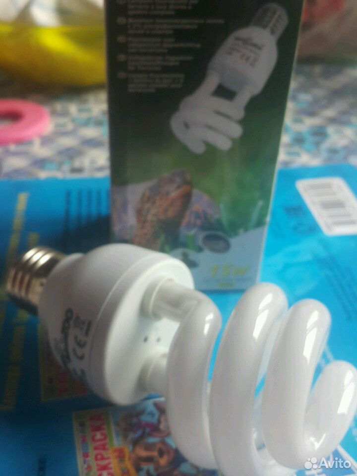 Ультрафиолетовая лампа для рептилий купить на Зозу.ру - фотография № 2