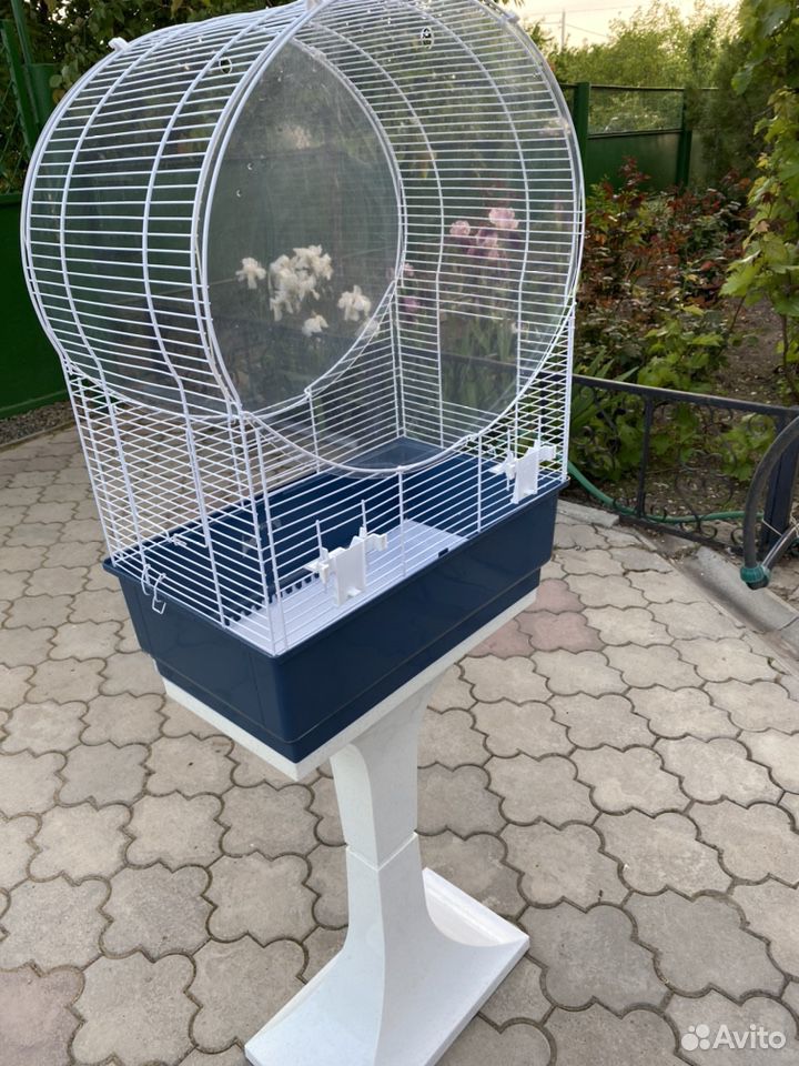 Клетка для попугая на подставке купить на Зозу.ру - фотография № 2