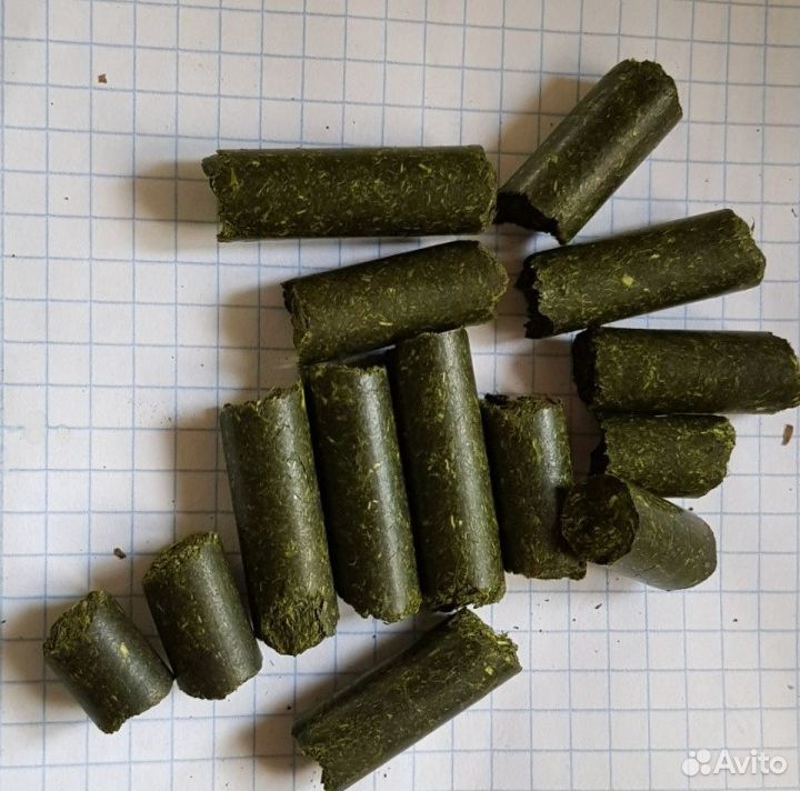 Травянная мука люцерна, разнотравье в гранулах купить на Зозу.ру - фотография № 3