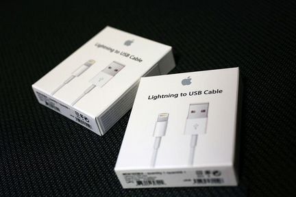 Оригинальный кабель на iPhone и iPad