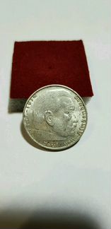 Монета- 2 рейхсмарки 1939г