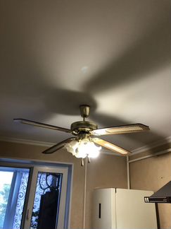 Вентилятор потолочный и кухонная вытяжка