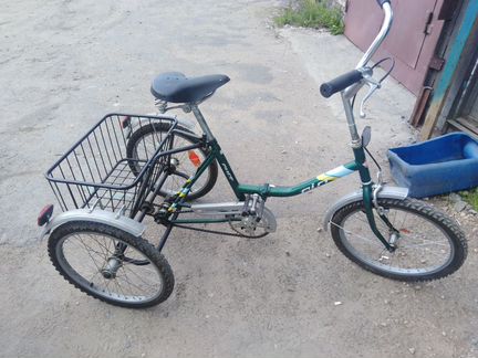 Грузовой трехколесный велосипед айст