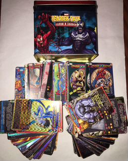 Карточки Человек паук.Герои и злодеи.вся Коллекция