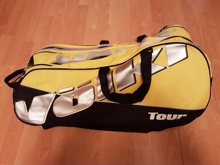 Теннисная сумка, чехол для ракеток, жёлтая, Vlkl
