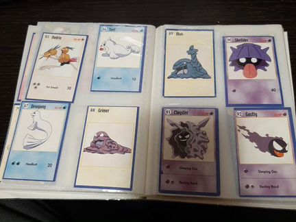 Полная коллекция карточек pokemon