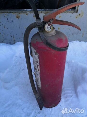 Огнетушитель порошковой