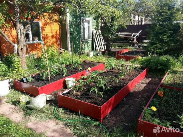 Грядка 20см окрашенная