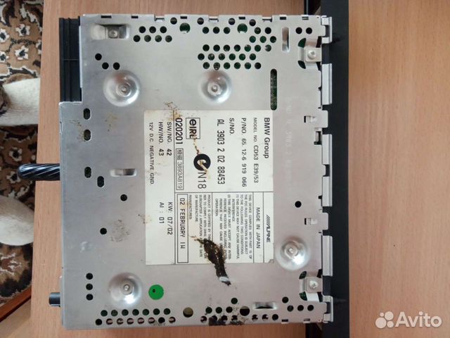 Штатная CD магнитола е39/е53