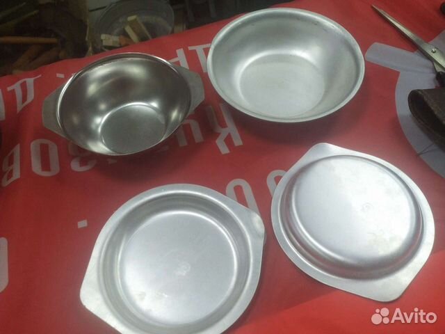 Тарелки алюминиевые, из нержавейки +