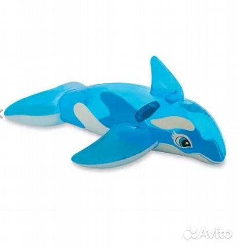 Надувной игровой дельфин