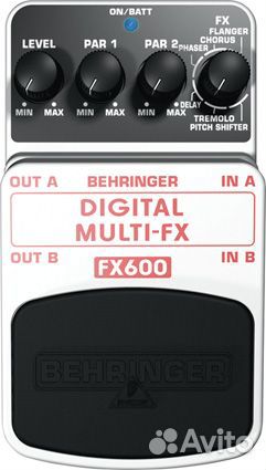 Behringer FX600 - педаль цифровых стерео мультиэфф