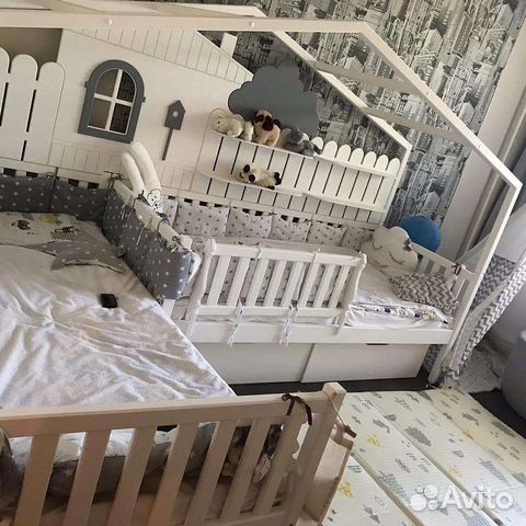 Детская кровать угловая из Массива