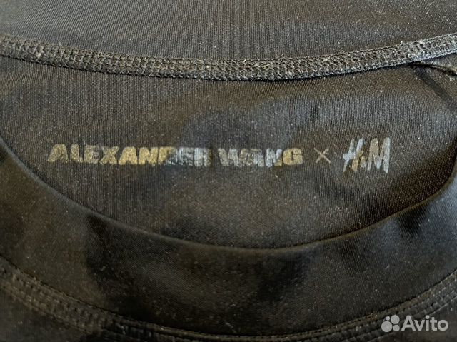 Лонгслив Alexander Wang x H&M. Оригинал