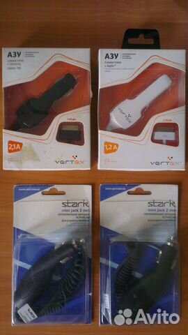 Автомобильное зарядное устройство Vertex на телeф