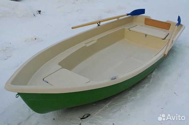 Пластиковая вёсельная лодка Виза Тортилла - 4 с Ру