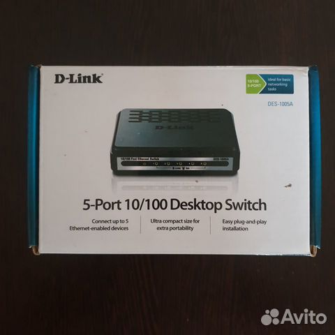 Коммутатор D-link des 1005A