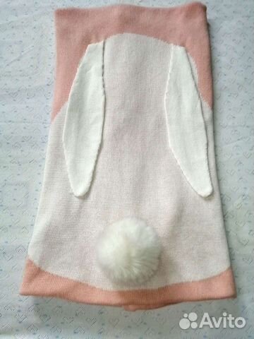 Плед детский вязаный (новый)