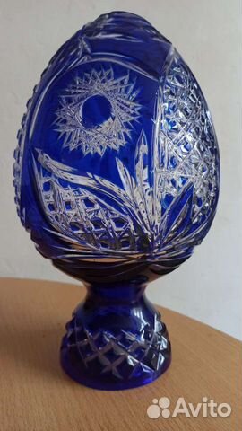 Яйцо хрустальное большое