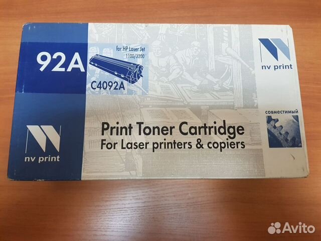 Картридж для HP Laserjet 1100 NV Print C4092A, нов