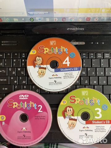 Диск от учебника Sроtlight, 3 и 4 класс