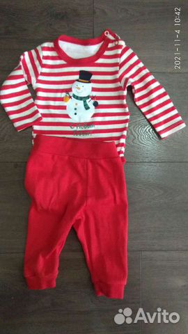 Костюм новогодний 3-4 мес