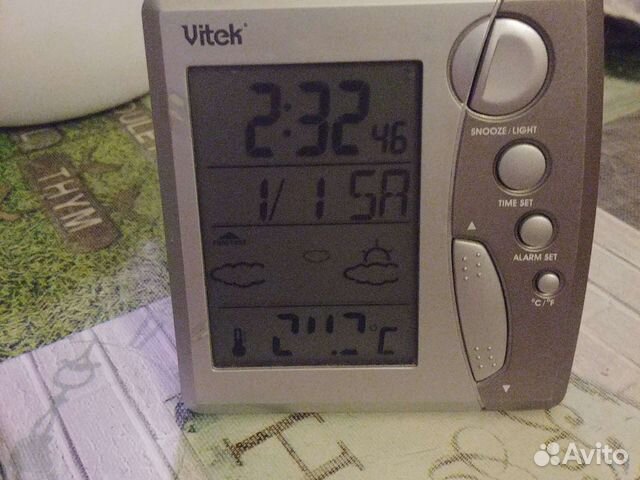 Метеостанция - часы, будильник