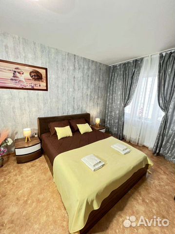 

1-к. квартира, 40 м², 2 кровати