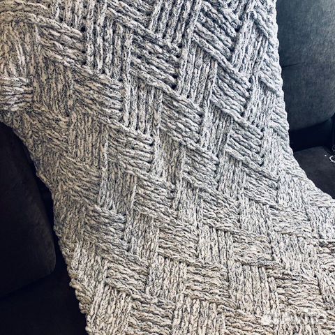 Плед ручной работы 90х130 см