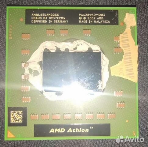 Процессор для ноутбука AMD Athlon 64 X2 QL-65