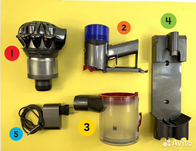 Dyson V7 V8 V10 V11 V15 запчасти — продать на Auction.ru по выгодной ...