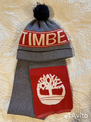 Шапка и шарф Timberland оригинал