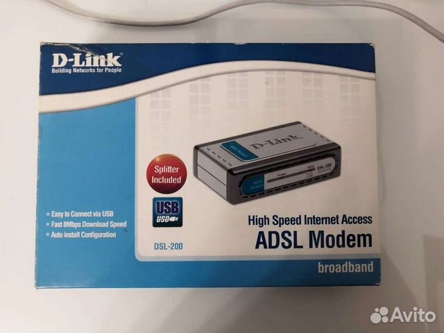 Роутер D Link DSL 200
