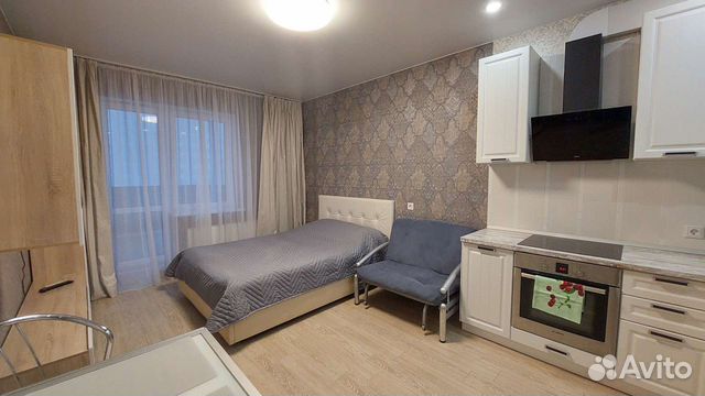 

Квартира-студия, 28 м², 2 кровати