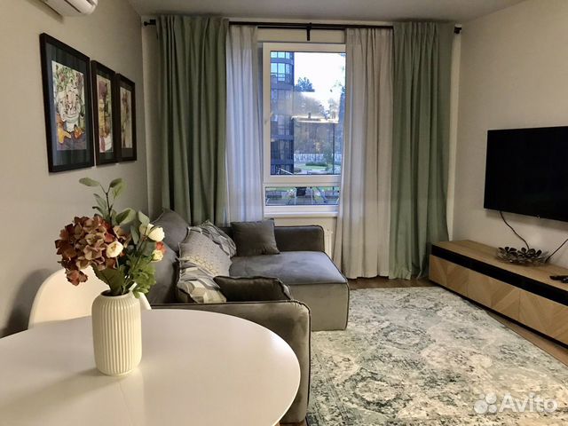

1-к. квартира, 45 м², 2 кровати