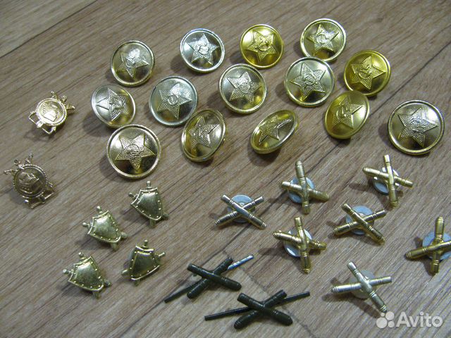 Пуговицы и петлицы СССР