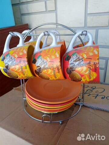 Набор чайный столовой посуды новый