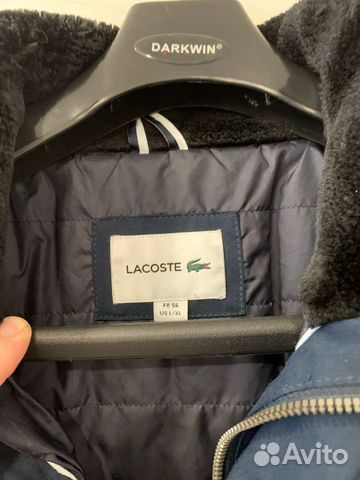 Пуховик мужской lacoste оригинал L XL