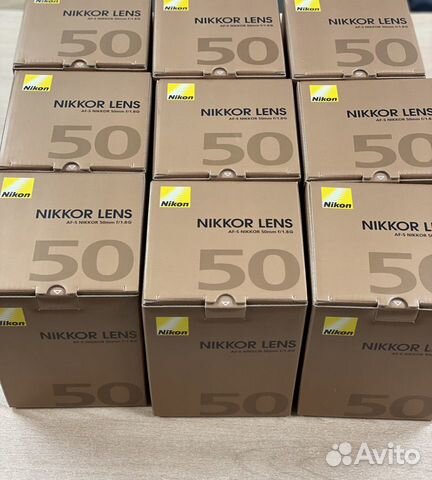 Nikon 50 mm f 1 8g af s nikkor Новый
