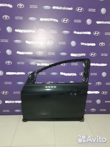 Дверь передняя левая Форд Фокус 3 черный