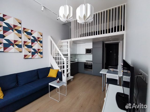

Квартира-студия, 30 м², 2 кровати
