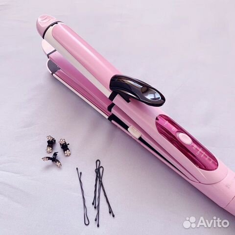 Мультистайлер 3 в 1 : плойка, гофре, утюжок