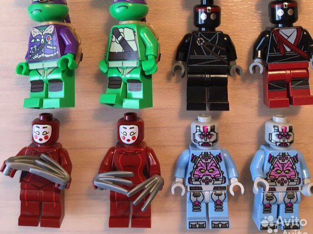 Lego Turtles ninja минифигурки 6 шт
