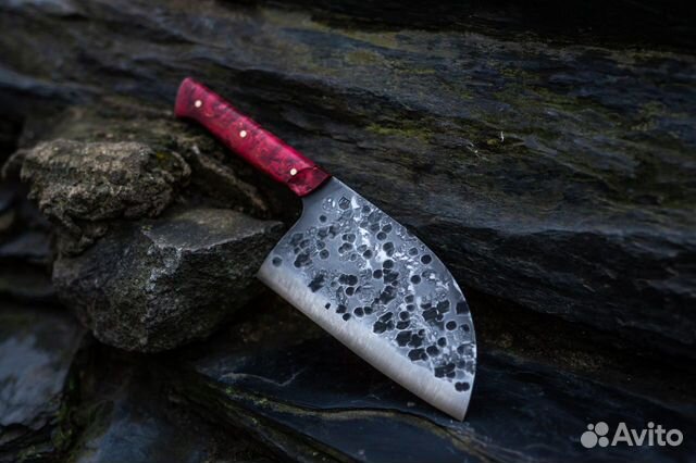 Сербский шеф нож ручной работы кованый