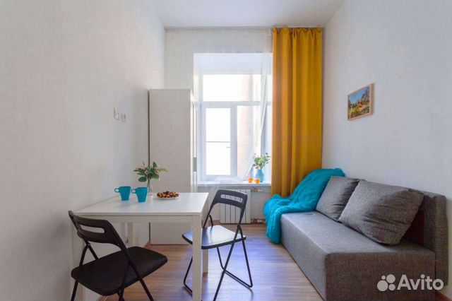 

Квартира-студия, 15 м², 2 кровати