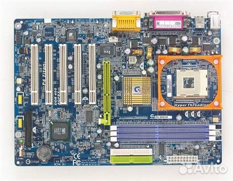 Б/у системная плата сокет 478 GigaByte GA-8S648