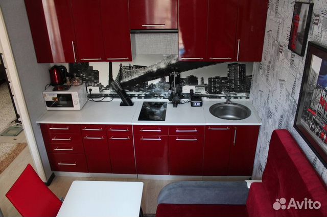 

1-к. квартира, 41 м², 3 кровати