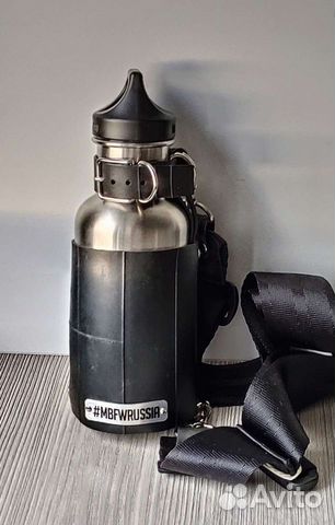 Бутылка Klean Kanteen стальная в портупее mbfw
