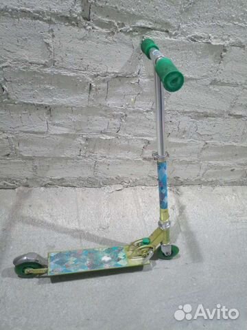 Самокат детский двухколесный бу.Складной