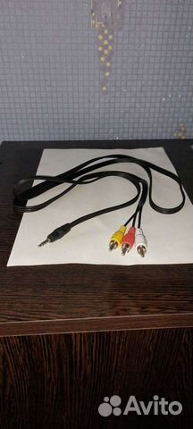 Кабель 1 Jack 3.5 - 3 RCA (колокольчики)